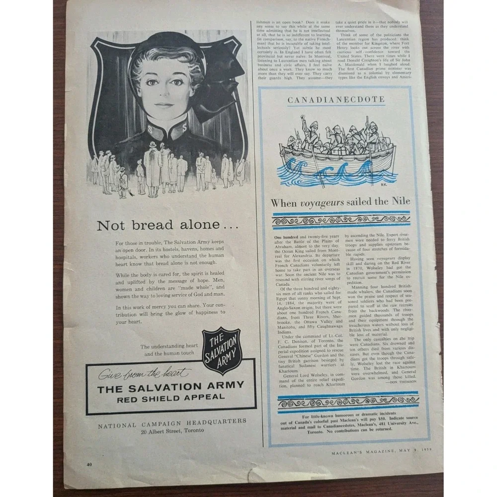 1959 Libby's Tomato Juice Vintage Magazine Ad Maclean's Canada Retro Kitchen Dec - Picture 6 of 7